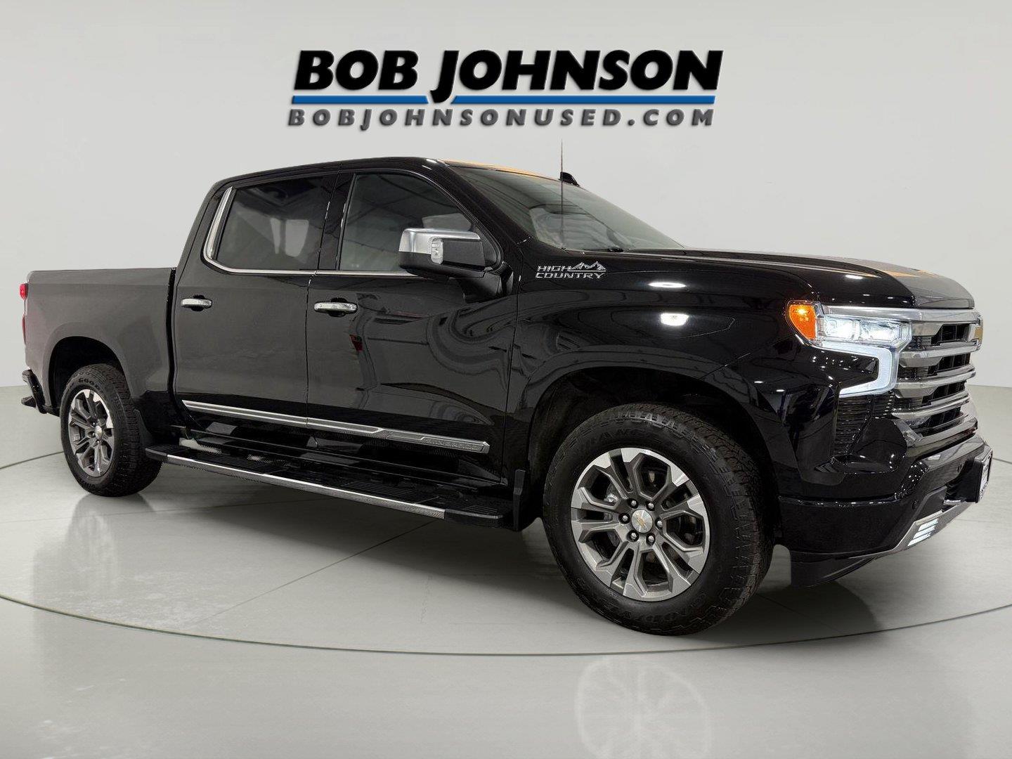 Black 2024 Chevrolet Silverado 1500 Pickup Truck Four-Wheel Drive Automatic