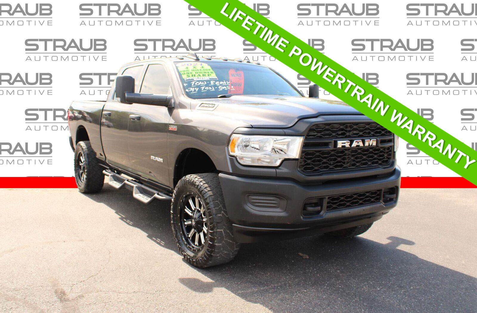 Gray (Granite Crystal Metallic Clearcoat) 2021 RAM 2500 Pickup Truck Four-Wheel Drive 8-Speed Automatic