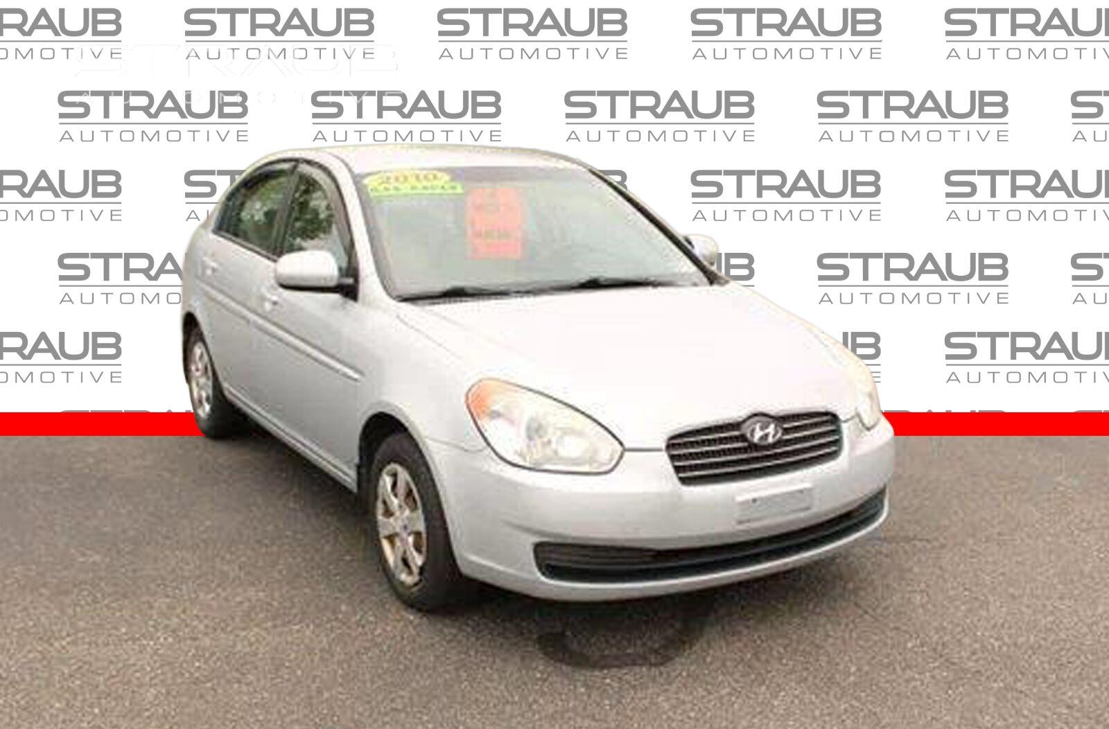 Gray (Platinum Silver) 2010 Hyundai Accent Sedan Front-Wheel Drive Automatic
