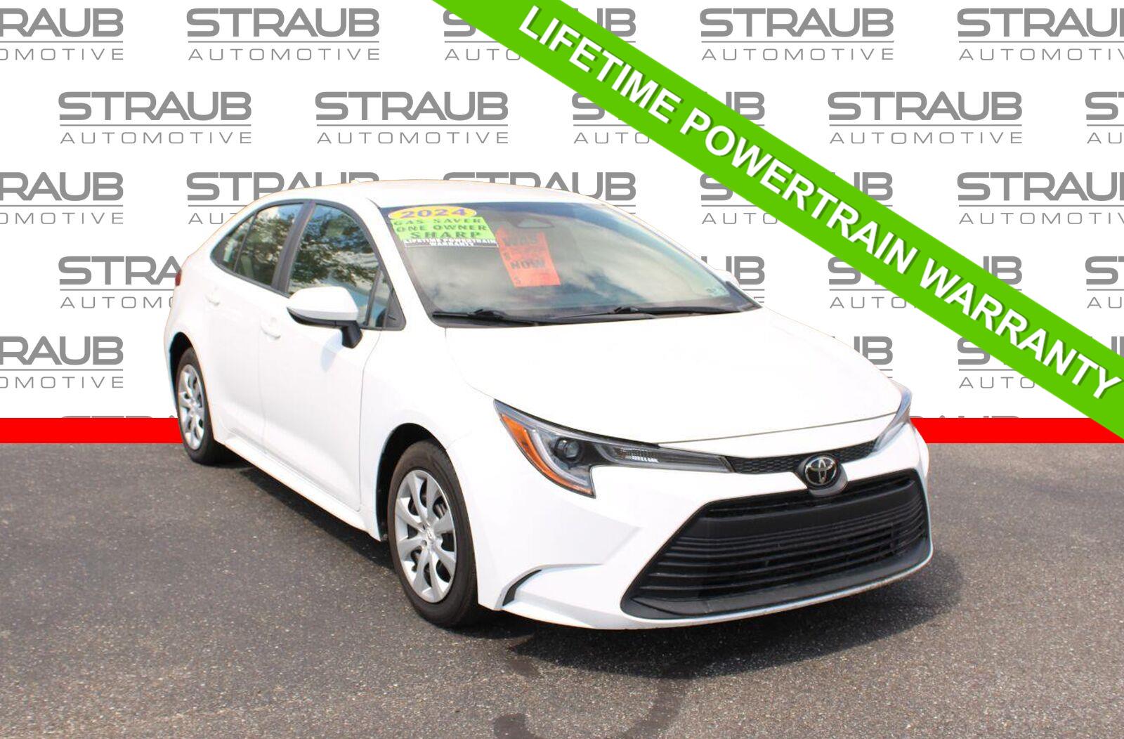 Ice Cap 2024 Toyota Corolla Sedan Front-Wheel Drive Continuously Variable Transmission