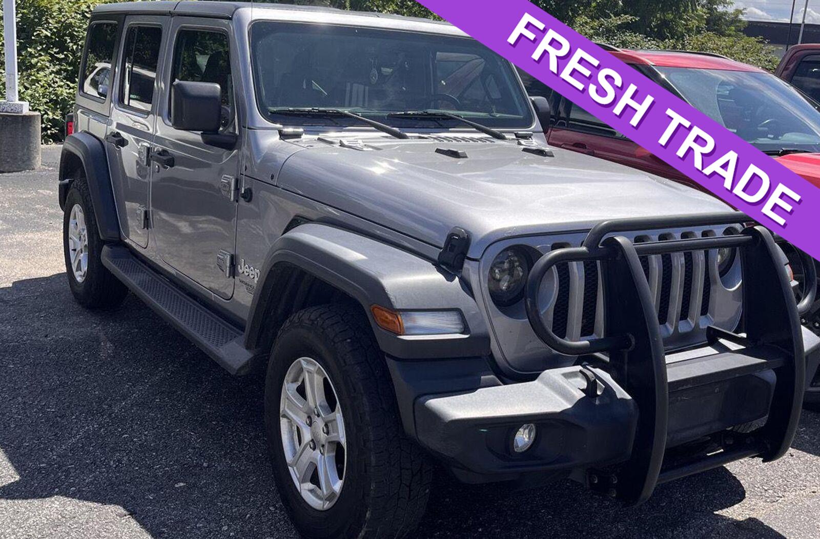 Billet Silver Metallic Clearcoat 2018 Jeep Wrangler SUV / Crossover Four-Wheel Drive 8-Speed Automatic