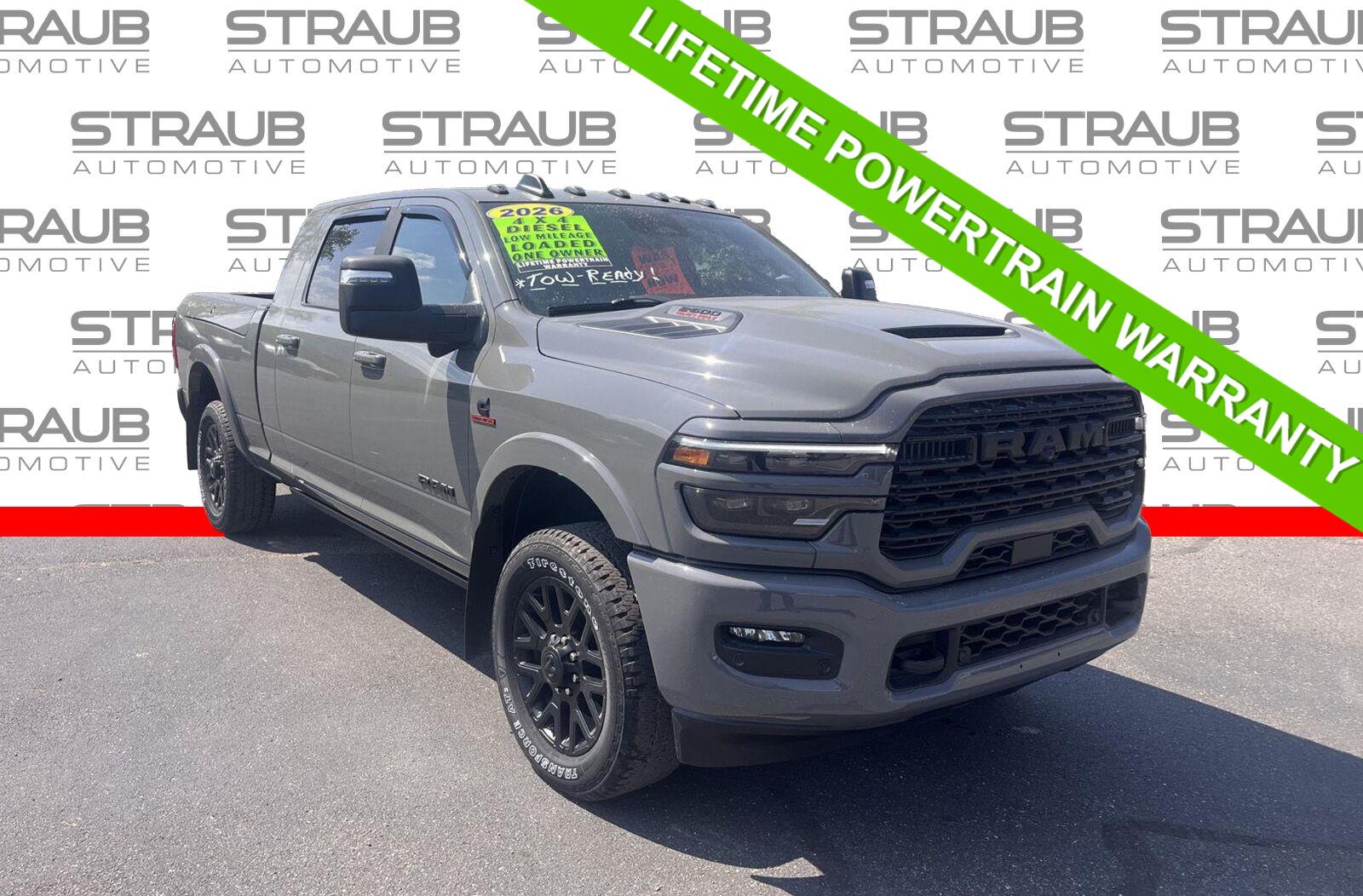 Ceramic Gray Clearcoat 2026 RAM 2500 Pickup Truck Four-Wheel Drive 8-Speed Automatic