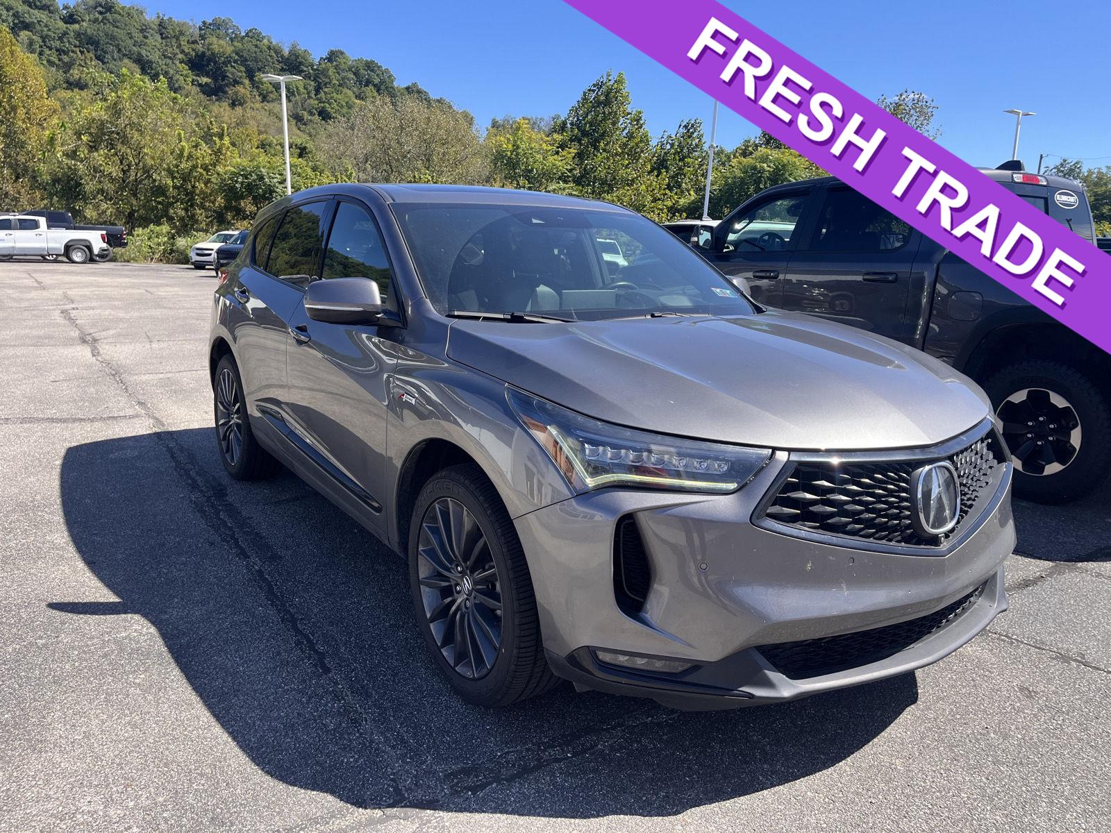 Liquid Carbon Metallic 2022 Acura RDX SUV / Crossover All-Wheel Drive Automatic