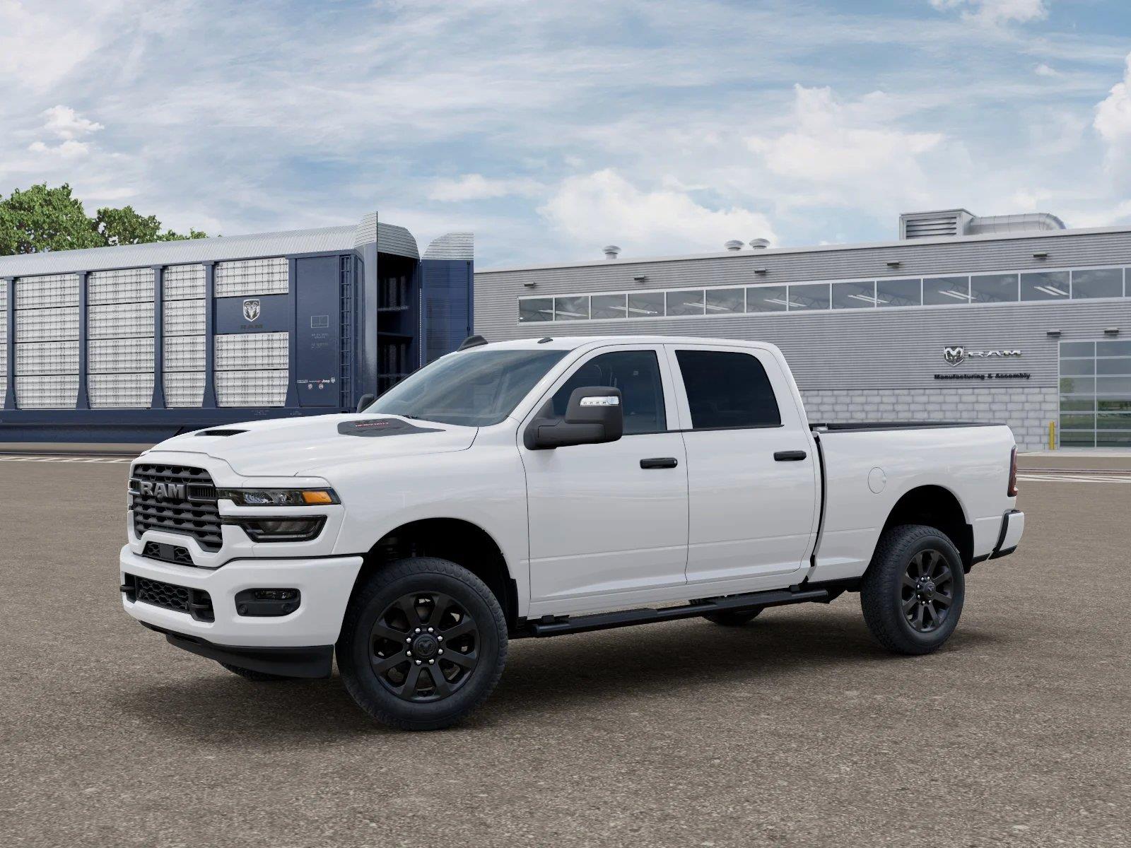 Bright White Clearcoat 2026 RAM 2500 Pickup Truck Four-Wheel Drive 8-Speed Automatic