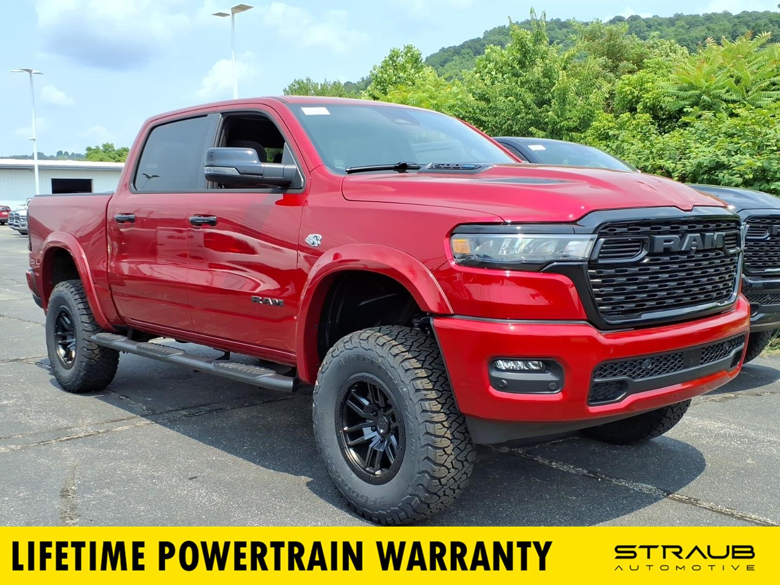 Molten Red Pearlcoat 2026 RAM 1500 Pickup Truck Four-Wheel Drive 8-Speed Automatic