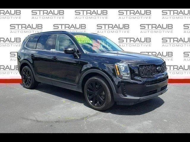Ebony Black 2021 Kia Telluride SUV / Crossover All-Wheel Drive 8-Speed Automatic