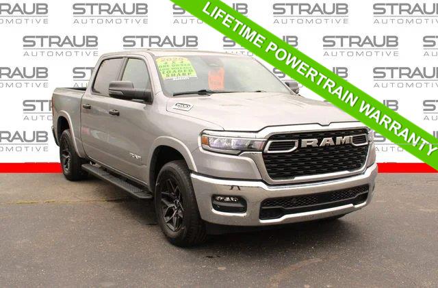 Billet Silver Metallic Clearcoat 2025 RAM 1500 Pickup Truck Four-Wheel Drive 8-Speed Automatic
