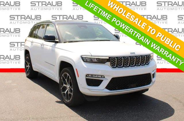 Bright White Clearcoat 2023 Jeep Grand Cherokee SUV / Crossover Four-Wheel Drive 8-Speed Automatic