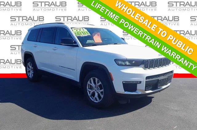 Bright White Clearcoat 2021 Jeep Grand Cherokee L SUV / Crossover Four-Wheel Drive 8-Speed Automatic