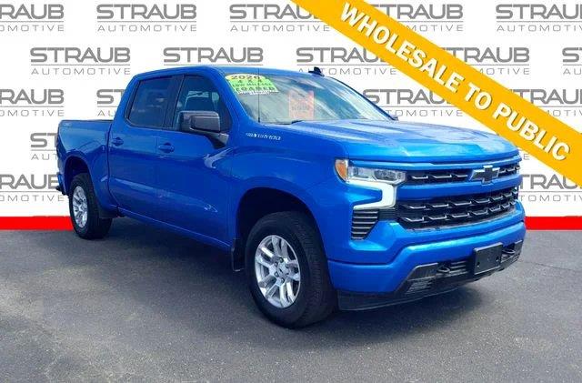 Riptide Blue Metallic 2026 Chevrolet Silverado 1500 Pickup Truck Four-Wheel Drive Automatic
