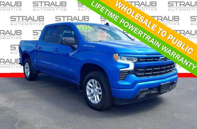 Riptide Blue Metallic 2026 Chevrolet Silverado 1500 Pickup Truck Four-Wheel Drive Automatic