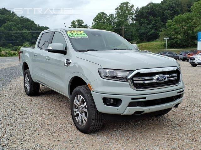 Cactus Gray 2021 Ford Ranger Pickup Truck Four-Wheel Drive Automatic
