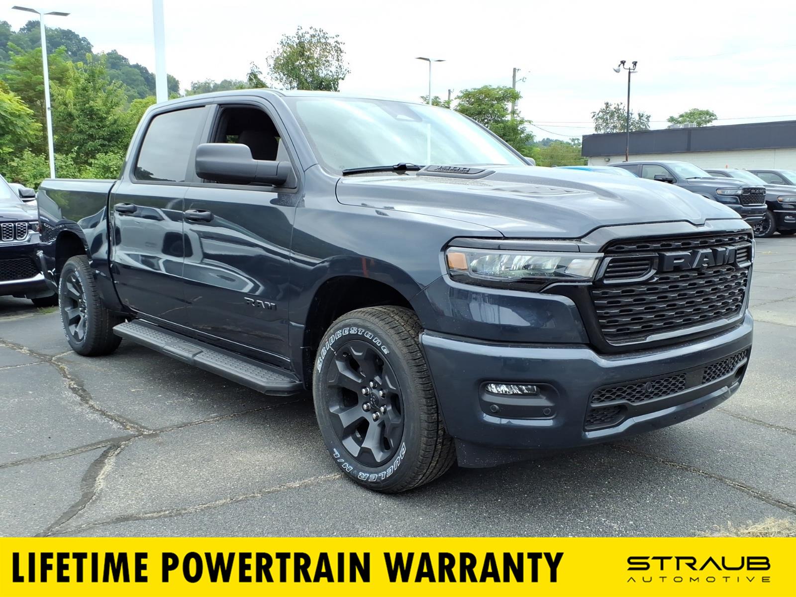 Forged Blue Metallic 2026 RAM 1500 Pickup Truck Four-Wheel Drive 8-Speed Automatic