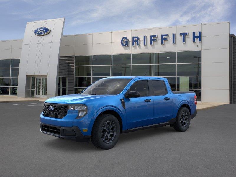 Blue 2025 Ford Maverick Pickup Truck All-Wheel Drive Continuously Variable Transmission