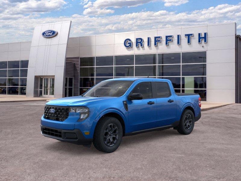Blue 2025 Ford Maverick Pickup Truck All-Wheel Drive Continuously Variable Transmission