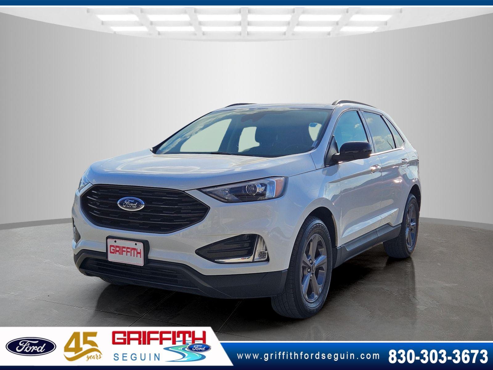 Oxford White 2023 Ford Edge SEL AWD SUV / Crossover All-Wheel Drive 8-Speed Automatic