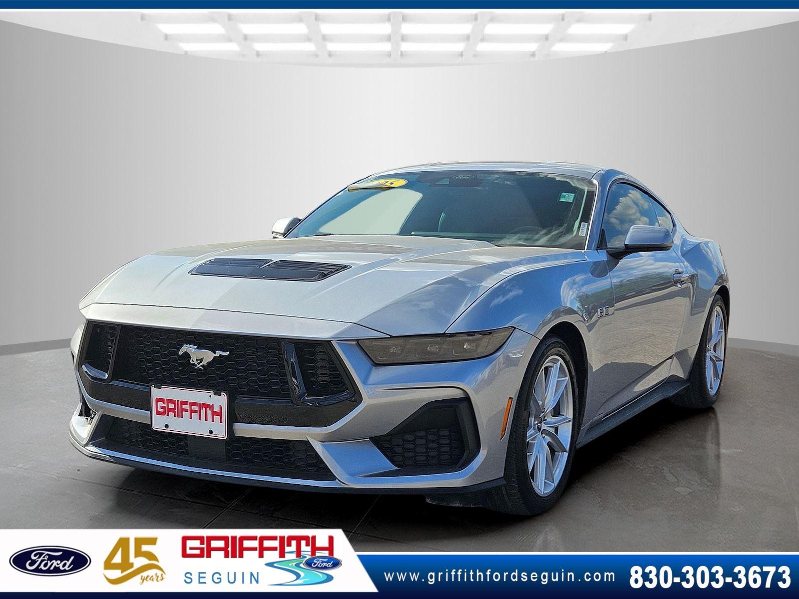 Iconic Silver Metallic 2025 Ford Mustang GT Premium Fastback RWD Coupe Rear-Wheel Drive 6-Speed Manual