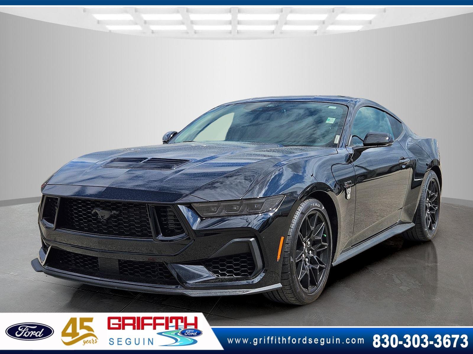 Shadow Black 2025 Ford Mustang GT Premium Fastback RWD Coupe Rear-Wheel Drive 6-Speed Manual