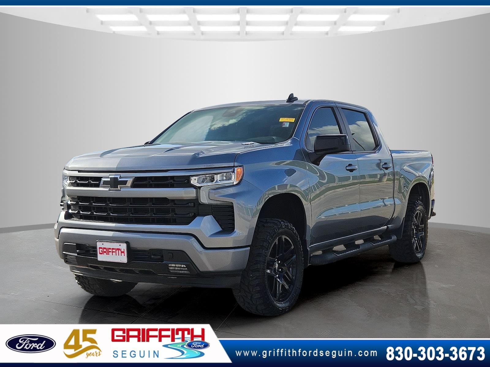 Sterling Gray Metallic 2023 Chevrolet Silverado 1500 Pickup Truck Four-Wheel Drive Automatic