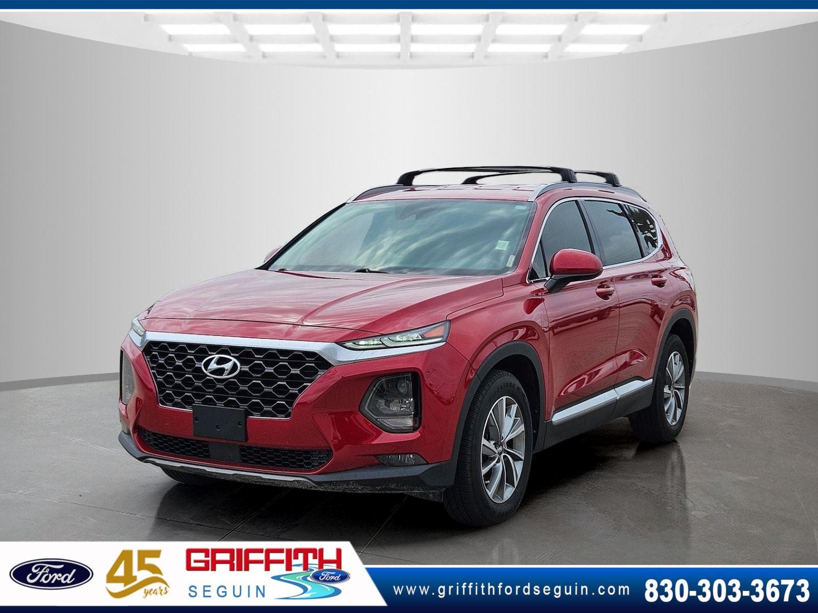 Scarlet Red 2020 Hyundai Santa Fe SUV / Crossover Front-Wheel Drive Automatic