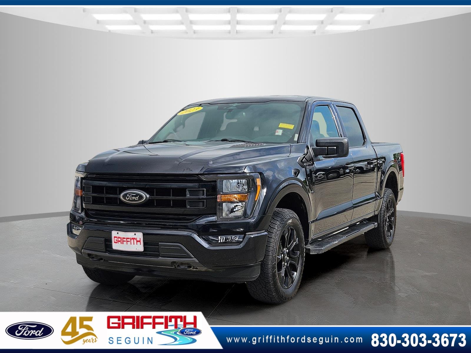 Agate Black Metallic 2023 Ford F-150 Pickup Truck Four-Wheel Drive Automatic