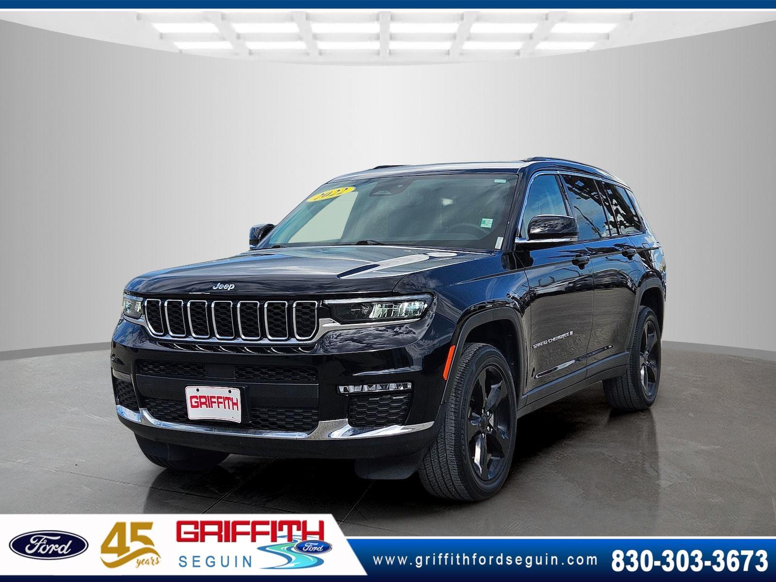 Diamond Black Crystal Pearlcoat 2022 Jeep Grand Cherokee L SUV / Crossover 4X2 8-Speed Automatic
