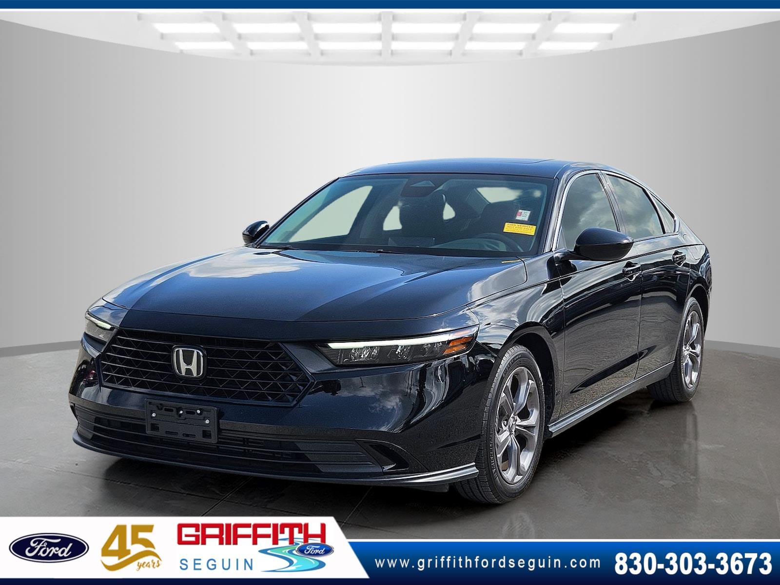 Crystal Black Pearl 2024 Honda Accord Sedan Front-Wheel Drive Continuously Variable Transmission