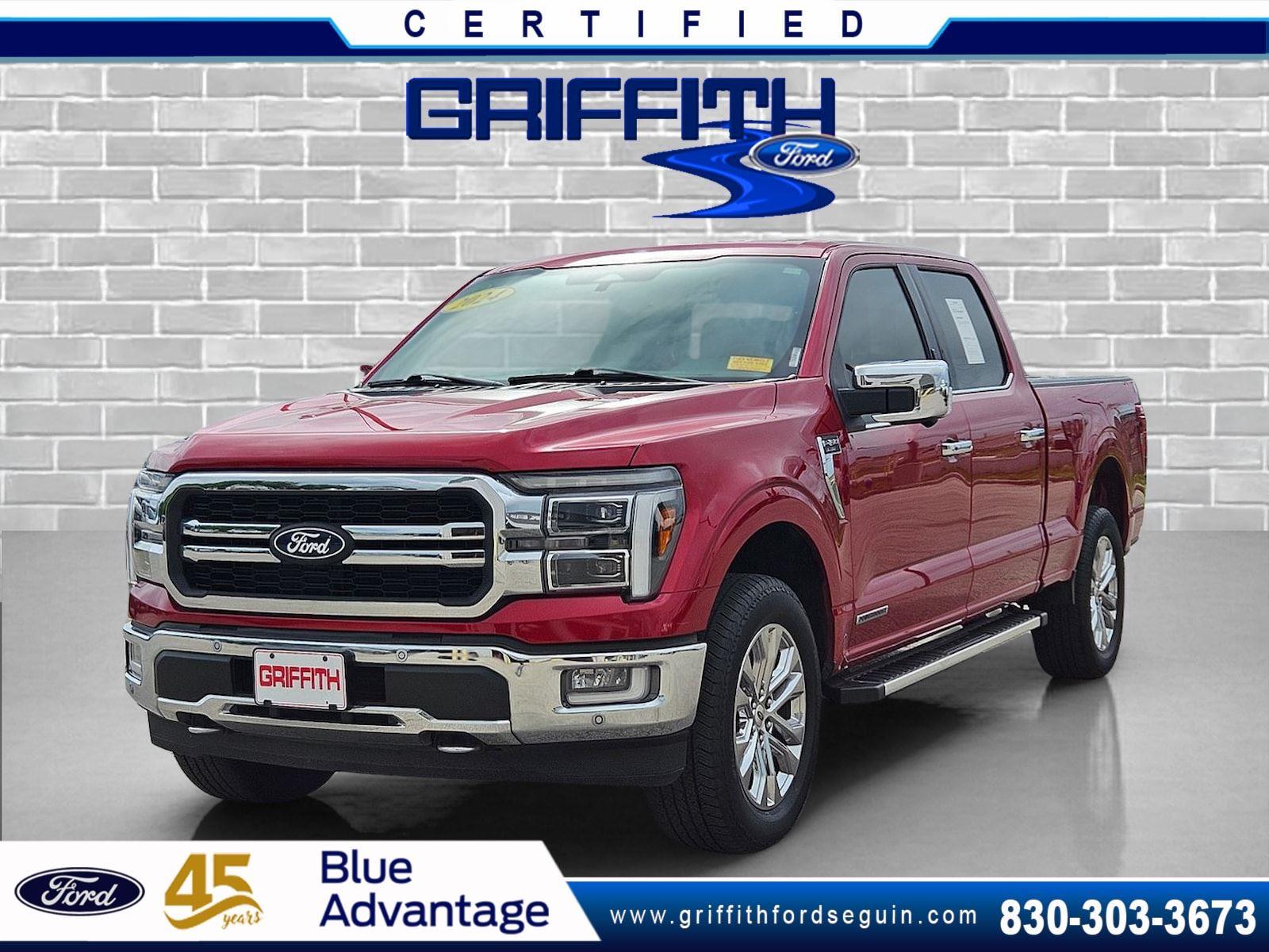 Rapid Red Metallic Tinted Clearcoat 2024 Ford F-150 Pickup Truck Four-Wheel Drive Automatic