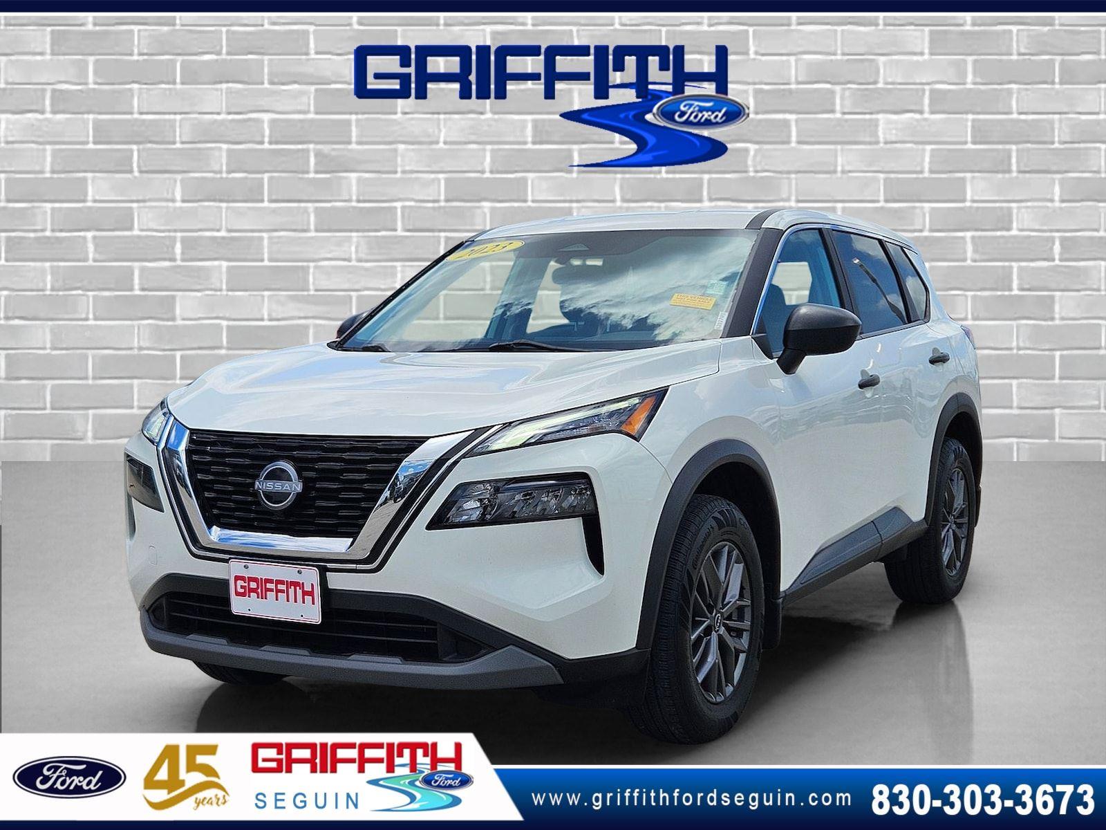 Glacier White 2023 Nissan Rogue SUV / Crossover Front-Wheel Drive Continuously Variable Transmission