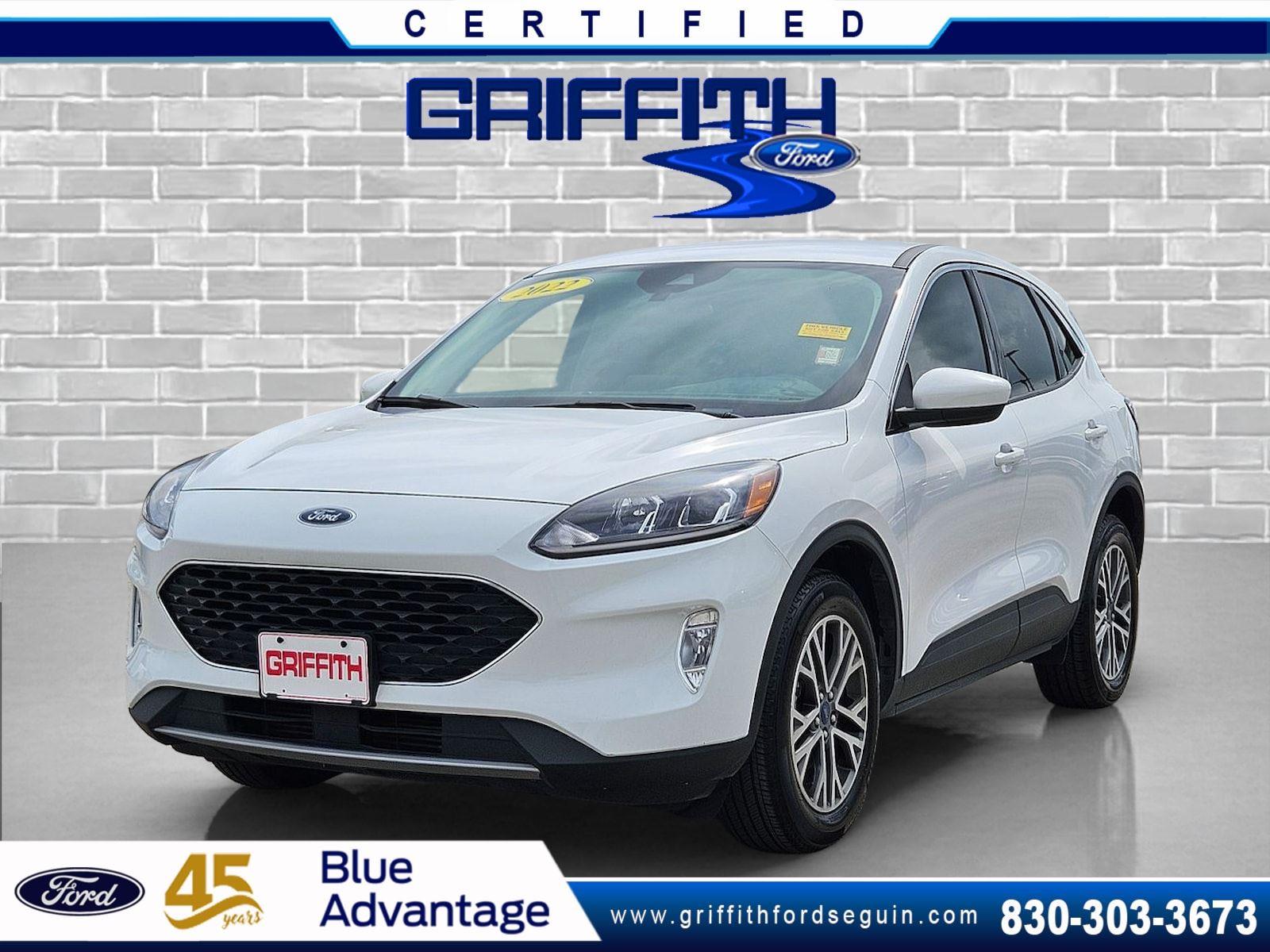Oxford White 2022 Ford Escape SUV / Crossover All-Wheel Drive 8-Speed Automatic