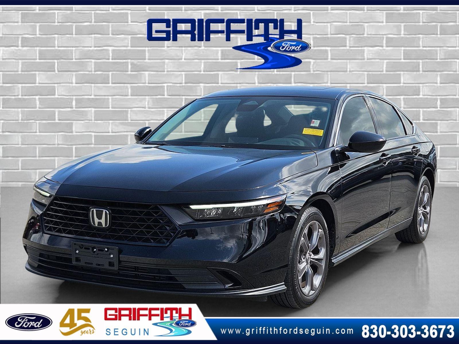 Crystal Black Pearl 2024 Honda Accord Sedan Front-Wheel Drive Continuously Variable Transmission