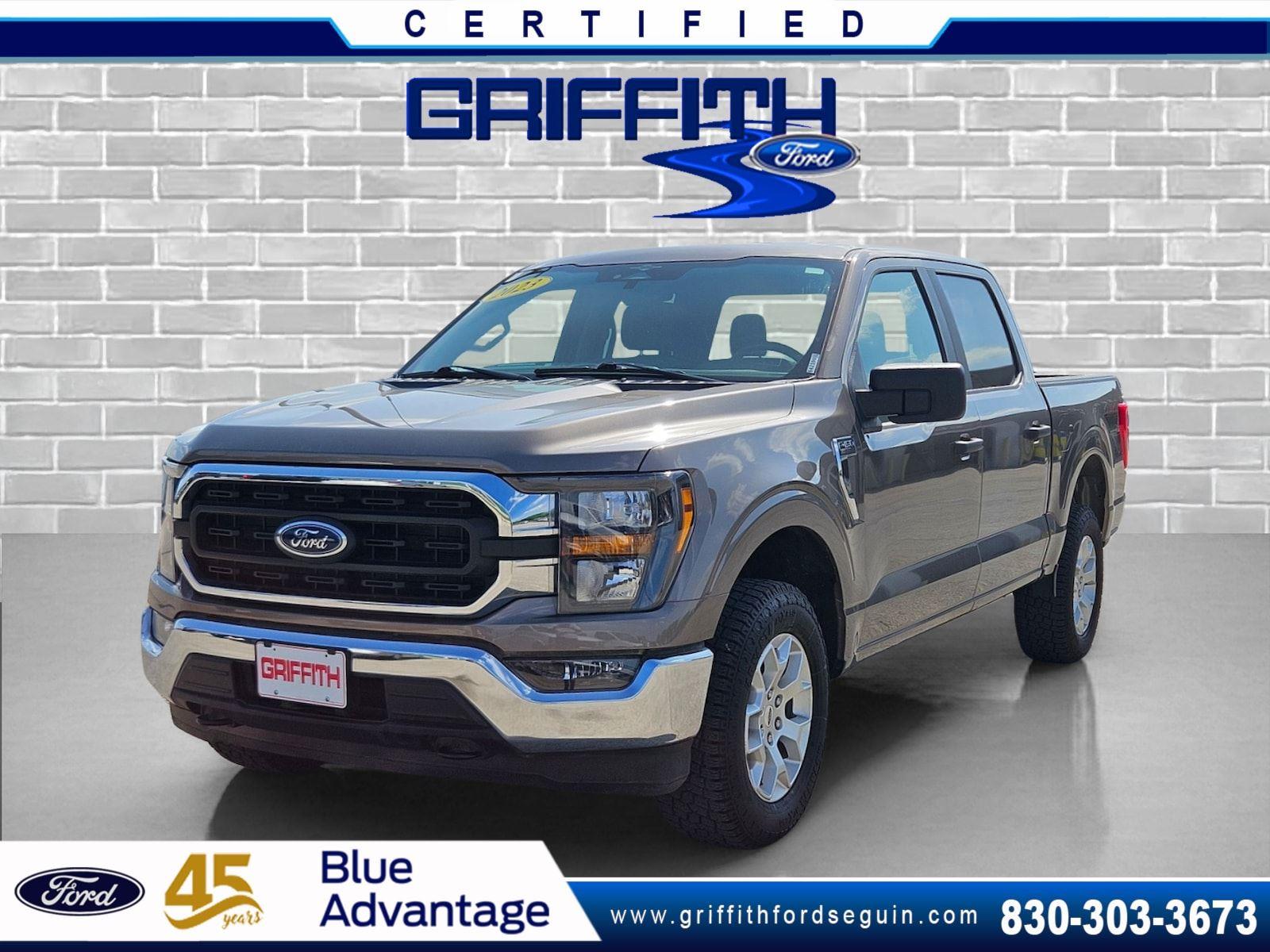 Stone Gray Metallic 2023 Ford F-150 Pickup Truck Four-Wheel Drive Automatic
