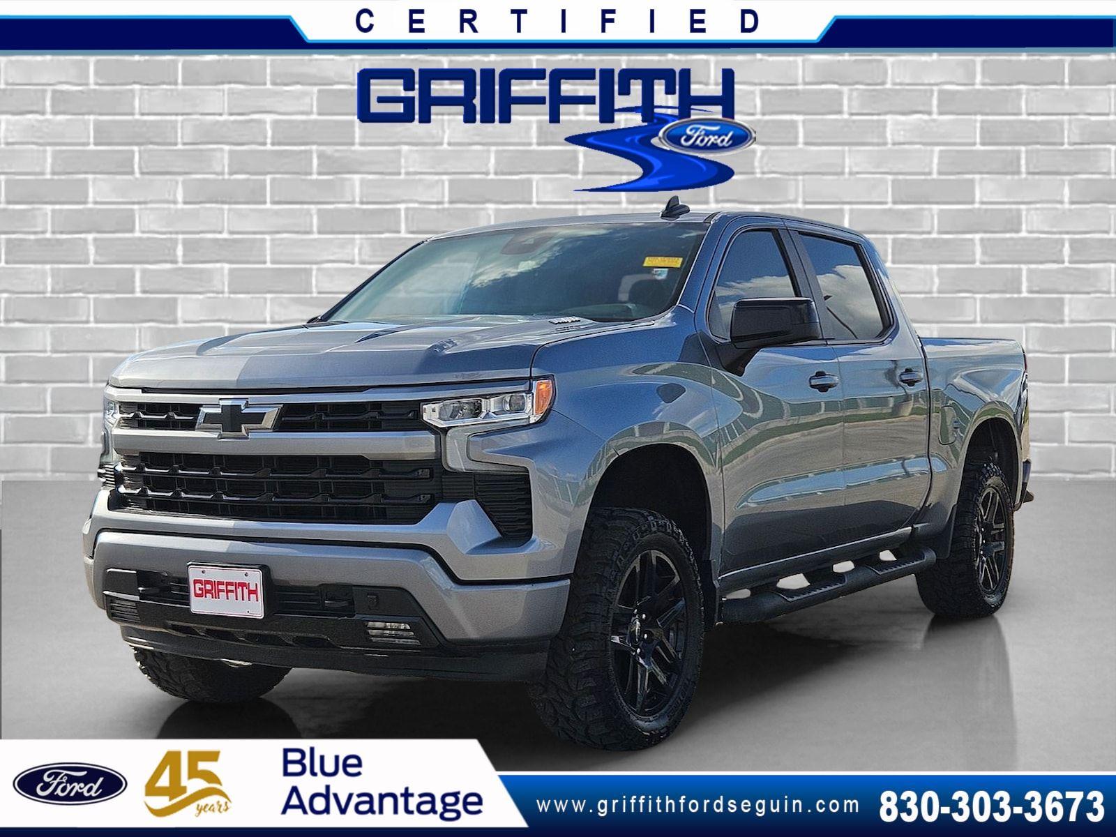 Sterling Gray Metallic 2023 Chevrolet Silverado 1500 Pickup Truck Four-Wheel Drive Automatic
