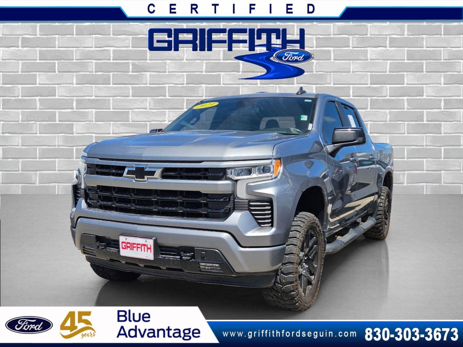 Sterling Gray Metallic 2023 Chevrolet Silverado 1500 Pickup Truck Four-Wheel Drive Automatic
