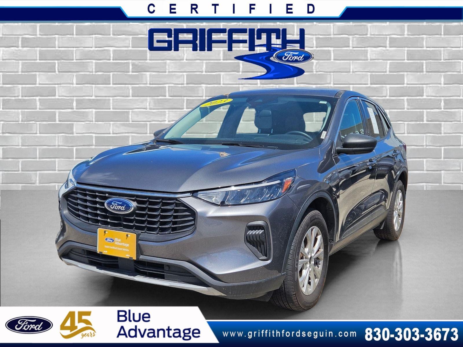 Iconic Silver Metallic 2023 Ford Escape SUV / Crossover All-Wheel Drive 8-Speed Automatic