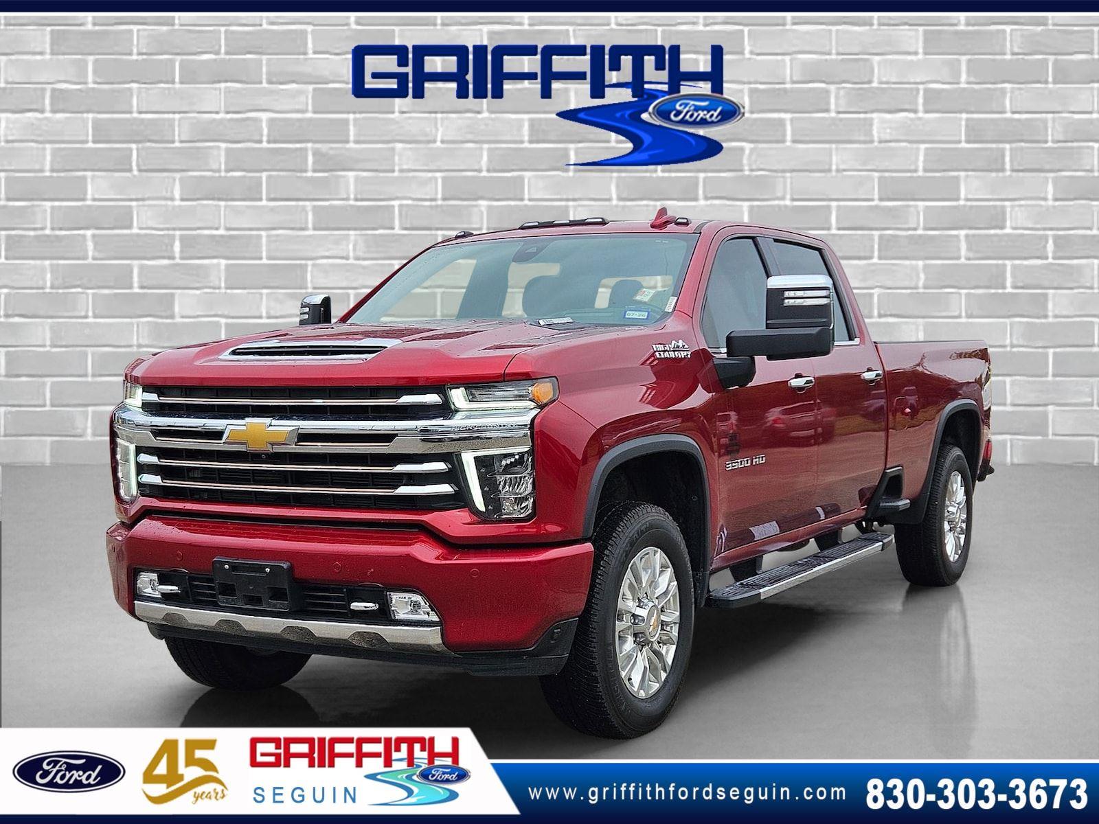 Cherry Red Tintcoat 2022 Chevrolet Silverado 3500HD Pickup Truck Four-Wheel Drive Automatic