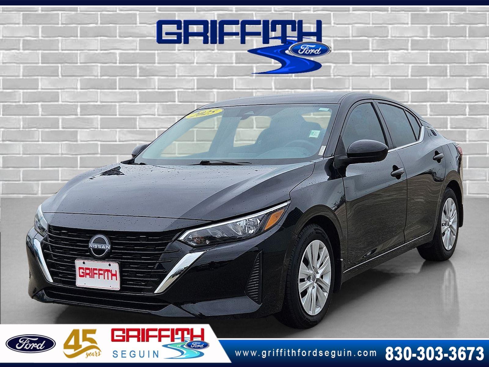 Super Black 2025 Nissan Sentra Sedan Front-Wheel Drive Continuously Variable Transmission