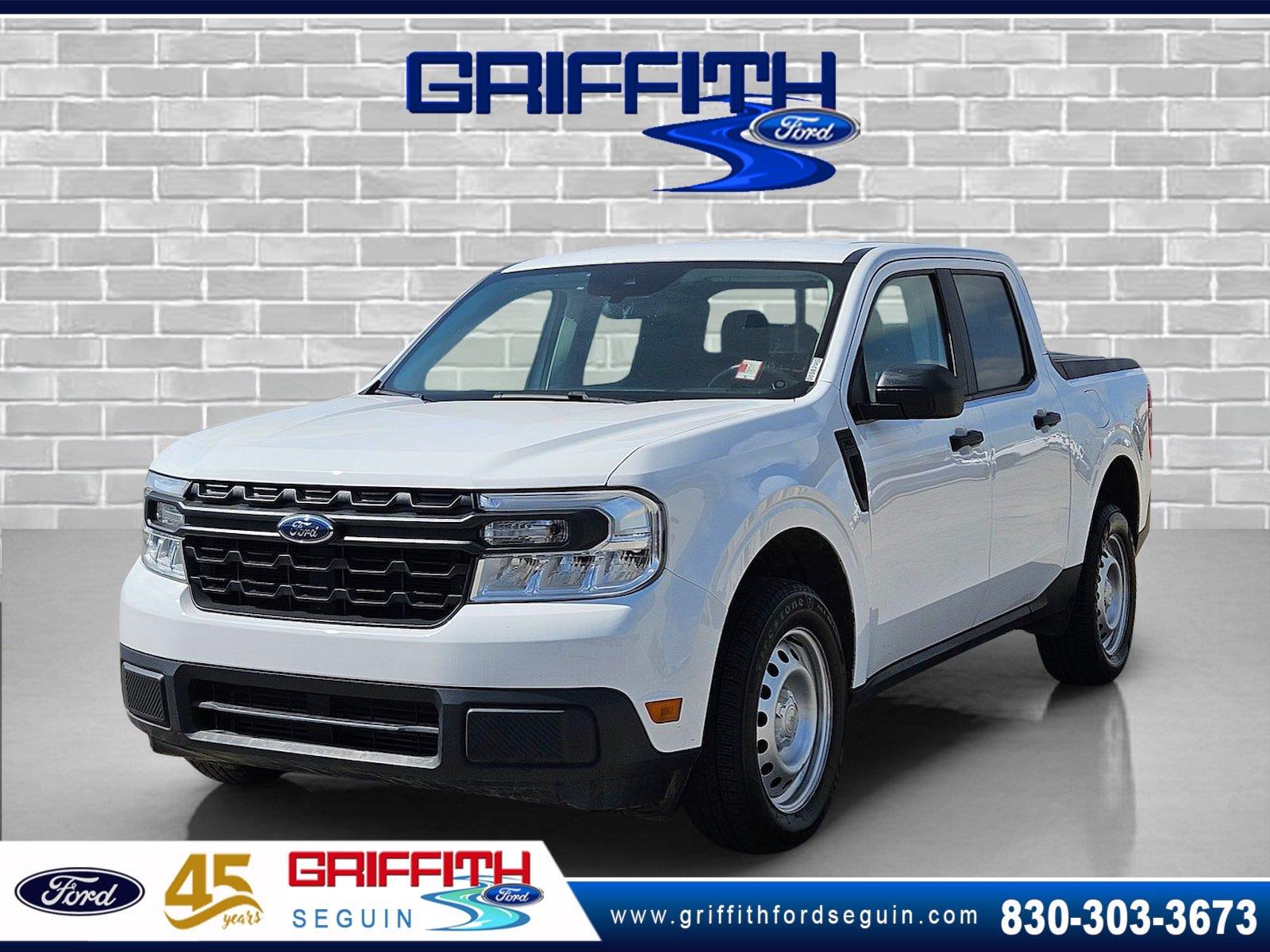 Oxford White 2022 Ford Maverick Pickup Truck Front-Wheel Drive Continuously Variable Transmission