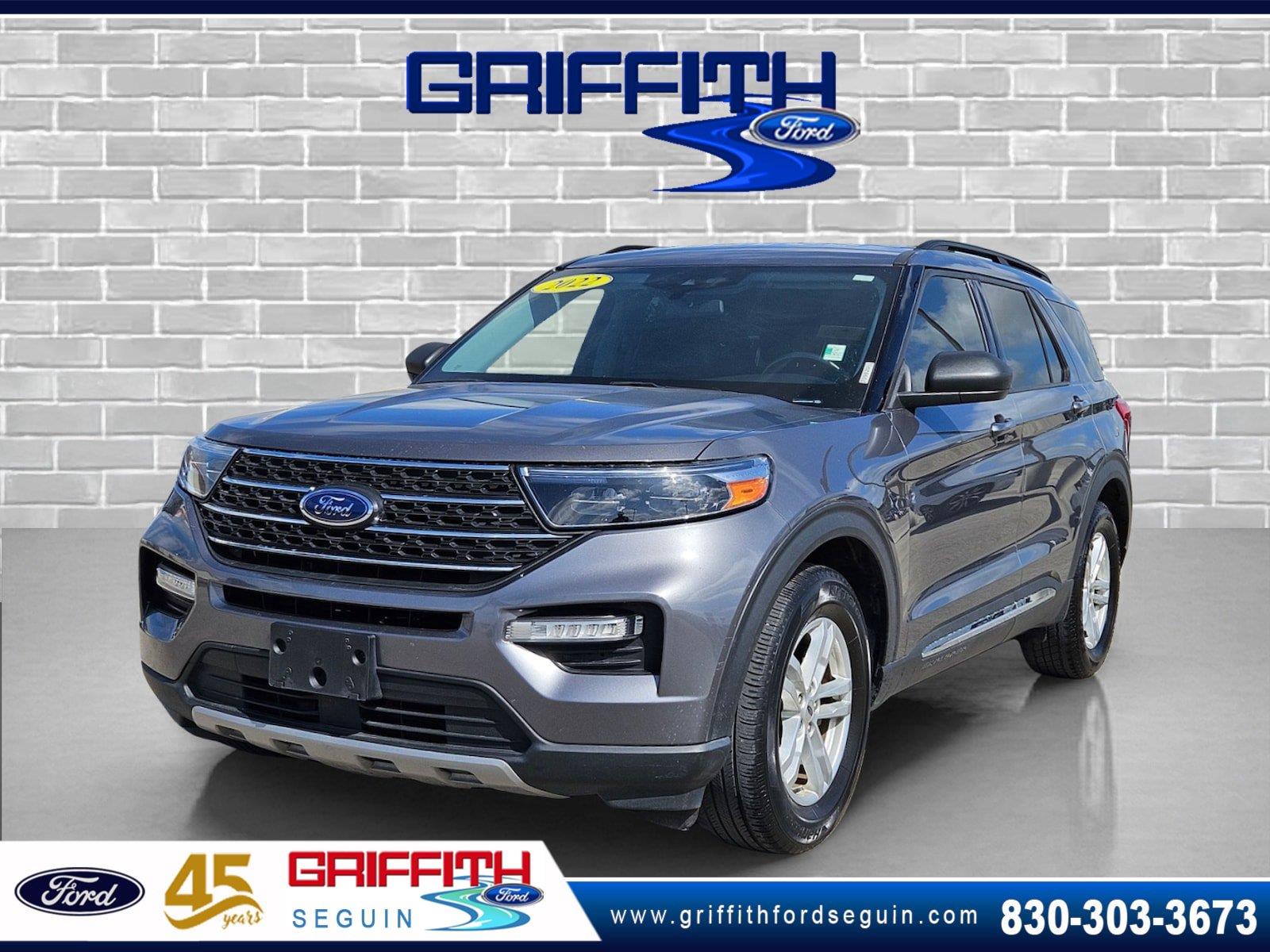 Carbonized Gray Metallic 2022 Ford Explorer SUV / Crossover Rear-Wheel Drive Automatic