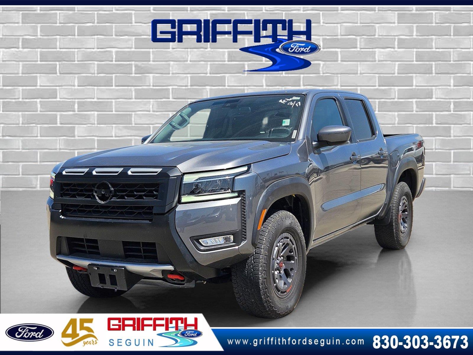 Gray (Gun Metallic) 2025 Nissan Frontier Pickup Truck Four-Wheel Drive Automatic