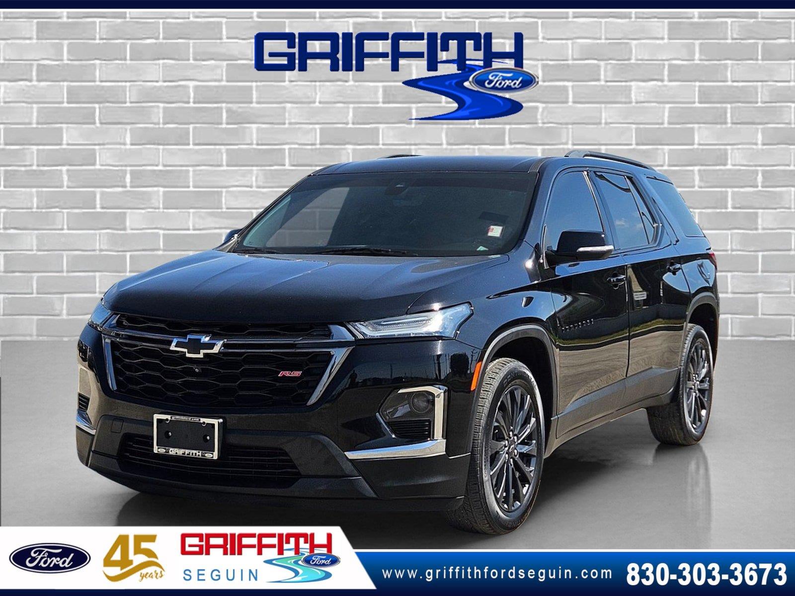 Mosaic Black Metallic 2023 Chevrolet Traverse SUV / Crossover Four-Wheel Drive 9-Speed Automatic