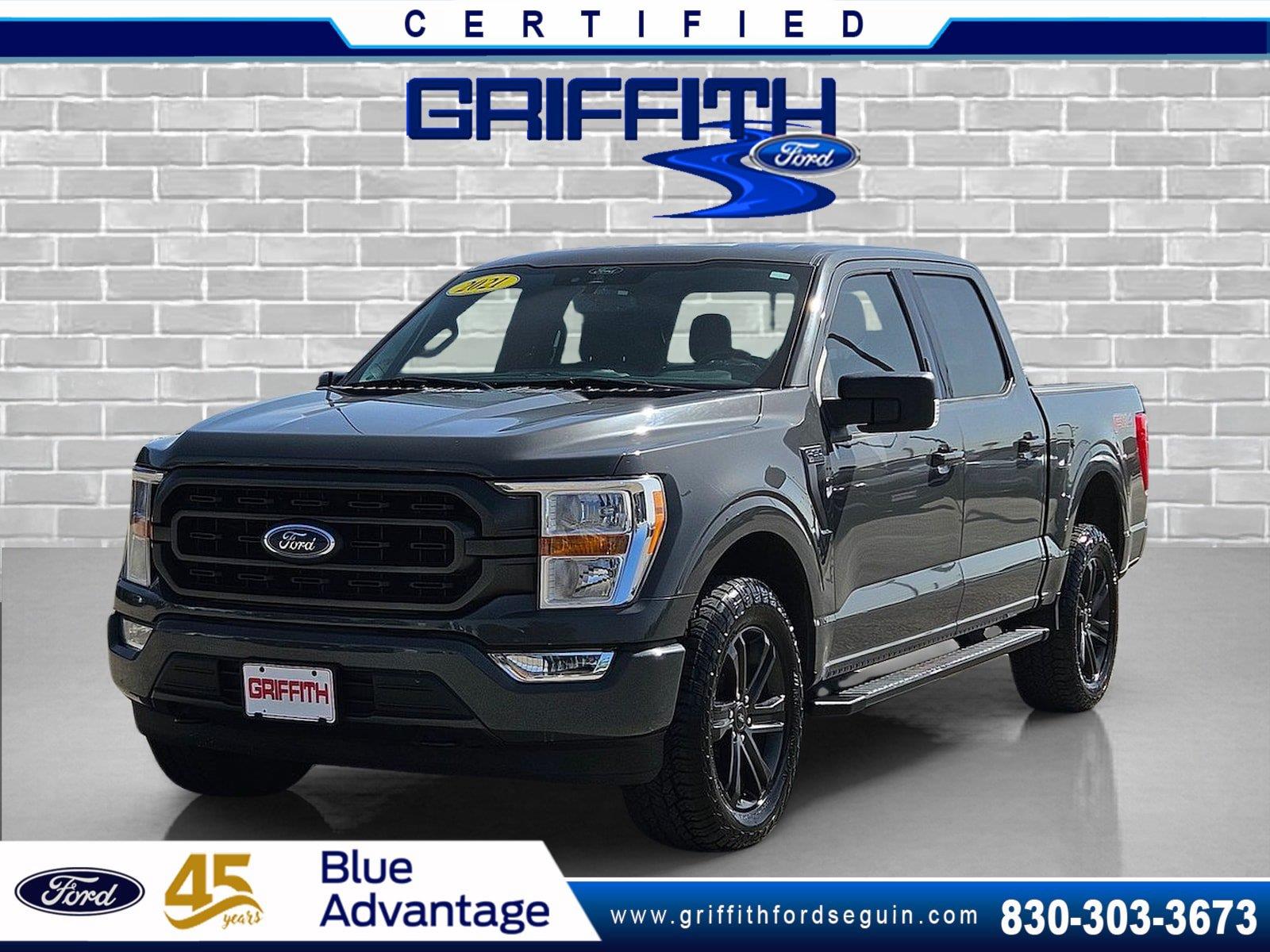 Gray (Lead Foot) 2021 Ford F-150 Pickup Truck Four-Wheel Drive Automatic