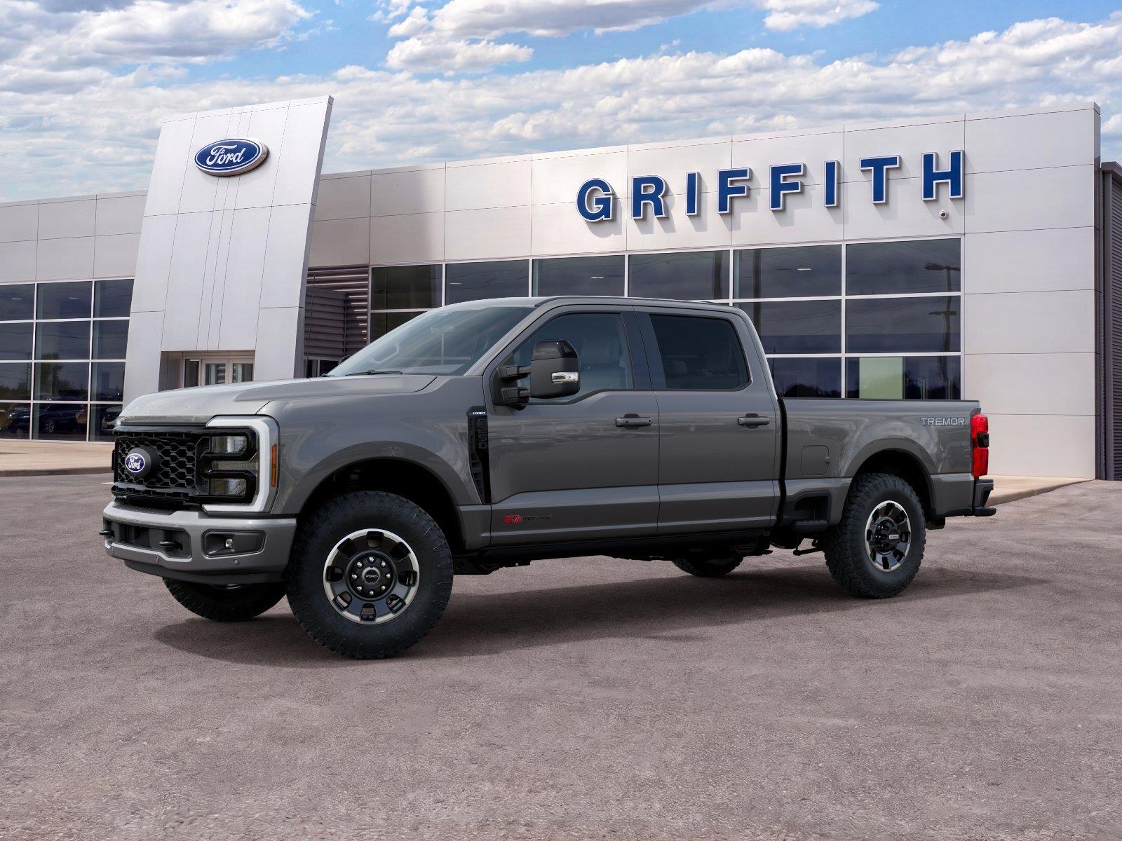 Gray 2027 Ford F-250 Super Duty Pickup Truck Four-Wheel Drive Automatic