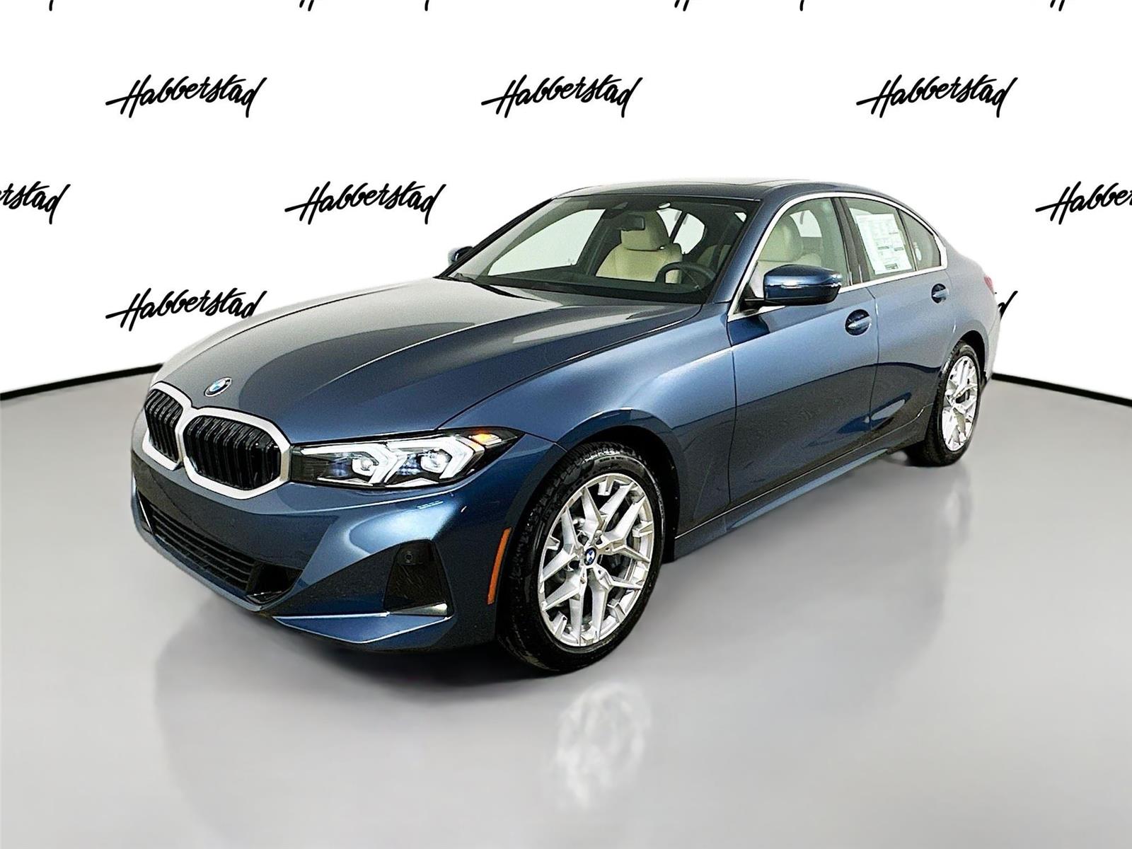 Arctic Race Blue Metallic 2025 BMW 3 Series Sedan All-Wheel Drive Automatic