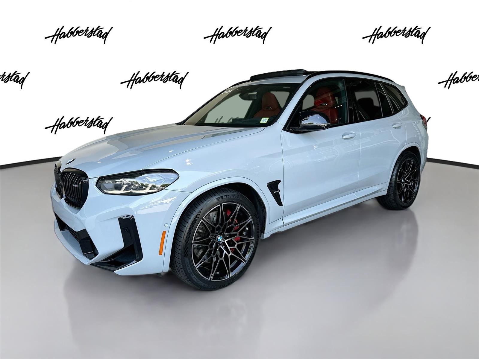 Gray (Brooklyn Grey Metallic) 2024 BMW X3 M SUV / Crossover All-Wheel Drive Automatic