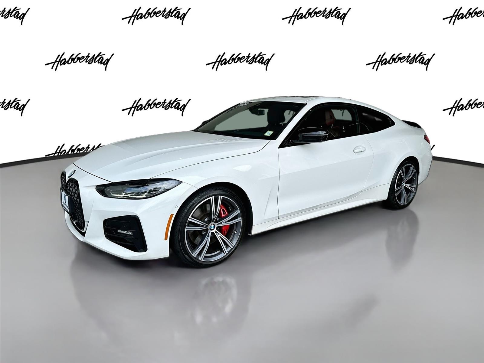 Alpine White 2024 BMW 4 Series Coupe All-Wheel Drive Automatic