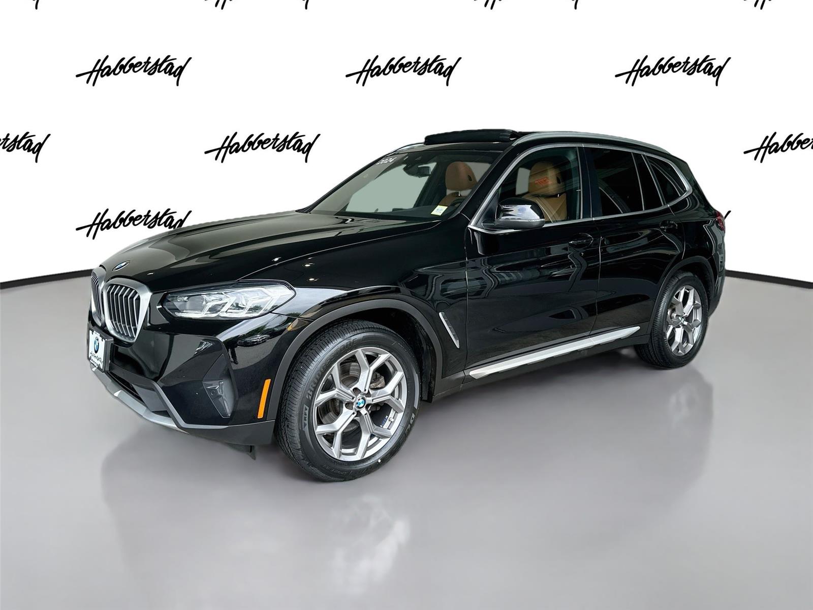 Jet Black 2024 BMW X3 SUV / Crossover All-Wheel Drive Automatic