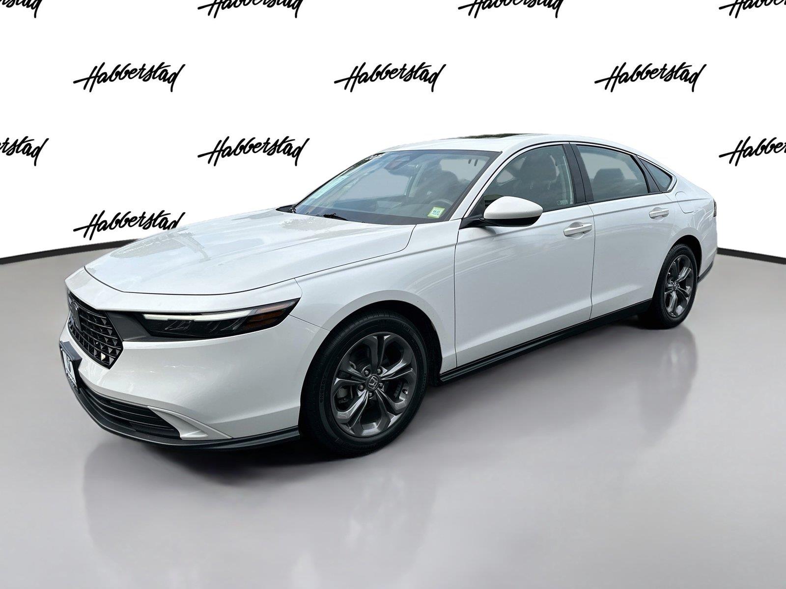 Platinum White Pearl 2023 Honda Accord Sedan Front-Wheel Drive Continuously Variable Transmission