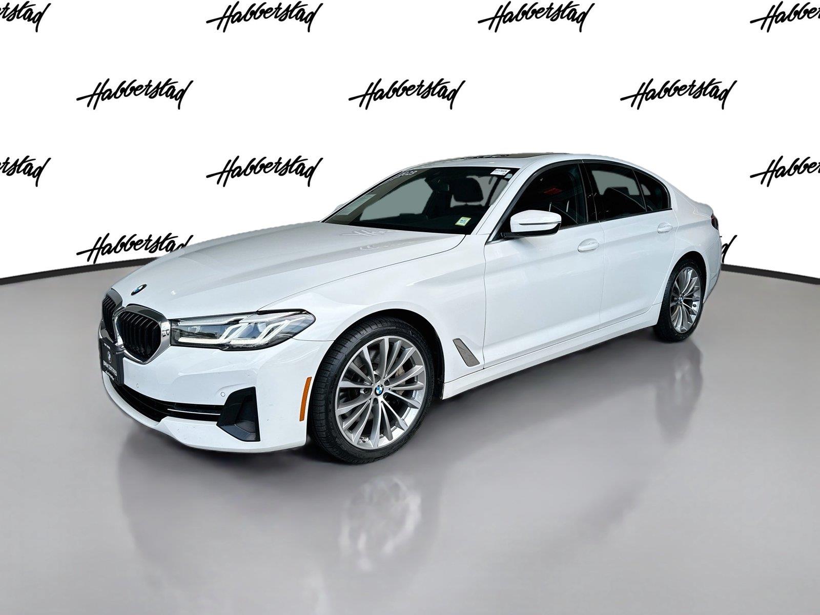 Alpine White 2023 BMW 5 Series Sedan All-Wheel Drive Automatic