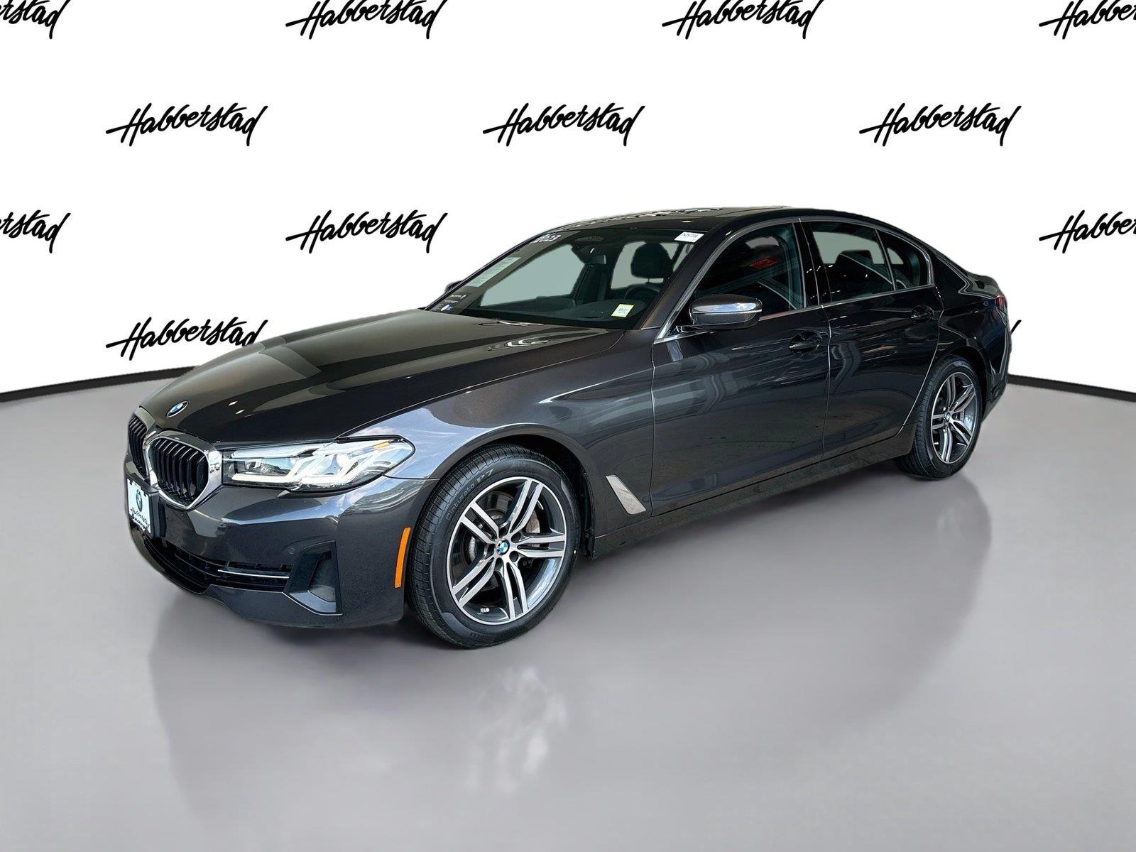 Gray (Dark Graphite Metallic) 2023 BMW 5 Series Sedan All-Wheel Drive Automatic